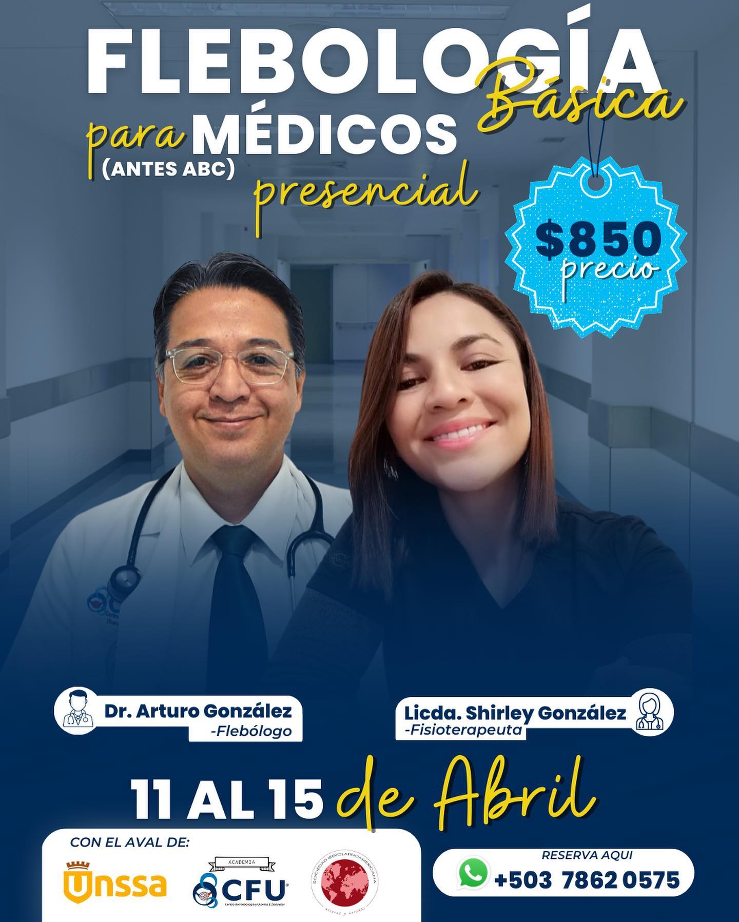 Flebología Básica para Médicos. (Antes ABC) Presencial
