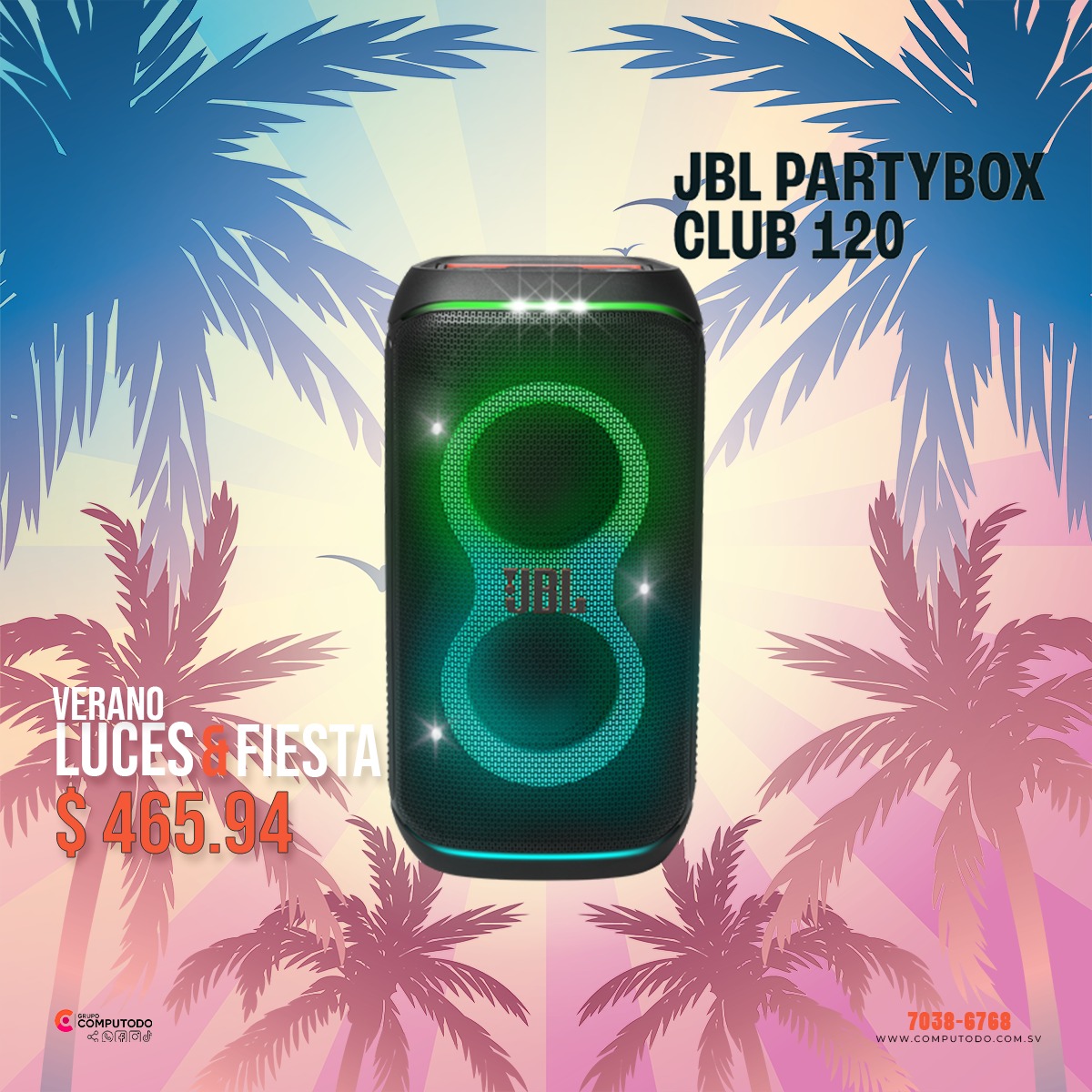 PartyBox Club 120, PURE PARTY ENERGY.