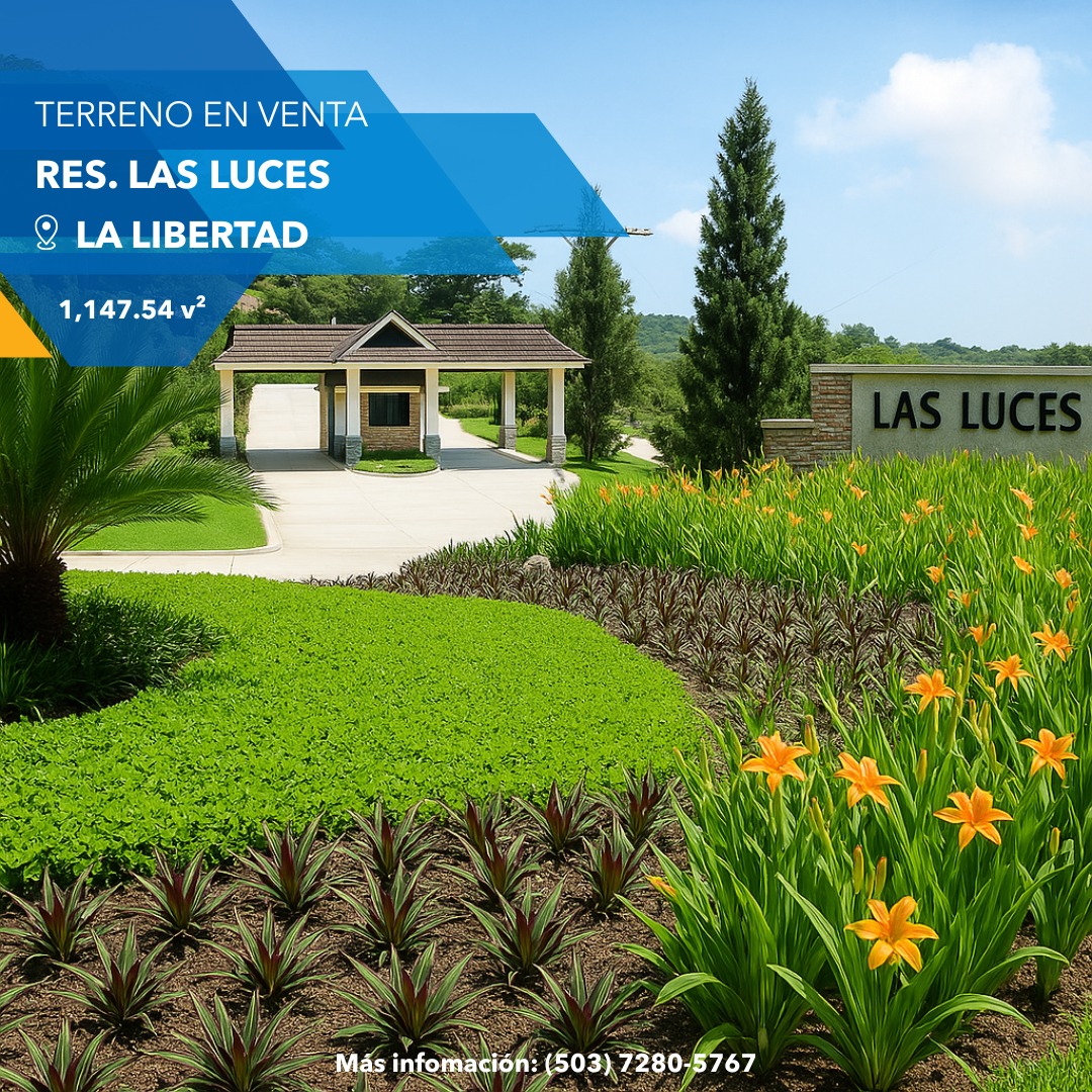 EN VENTA | TERRENO EN RES. LAS LUCES, LA LIBERTAD