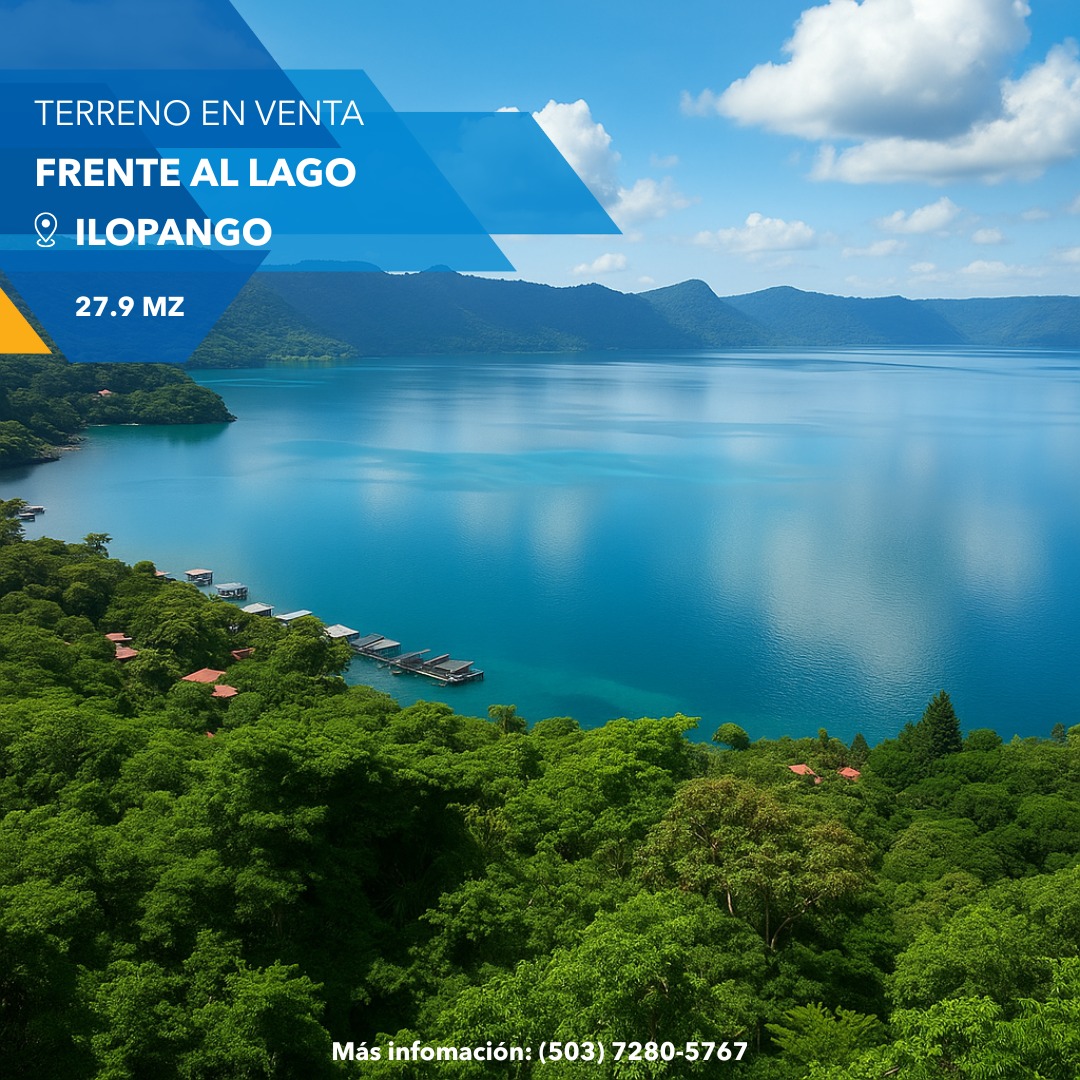 EN VENTA, 27.9 MZ FRENTE AL LAGO DE ILOPANGO